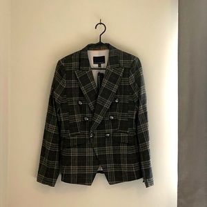 Banana Republic plaid blazer